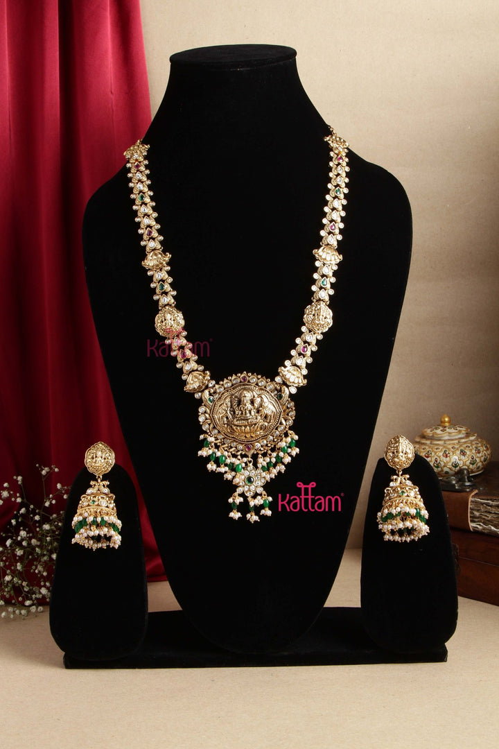 Antique Matte Godess Semi Bridal Haram - N2803