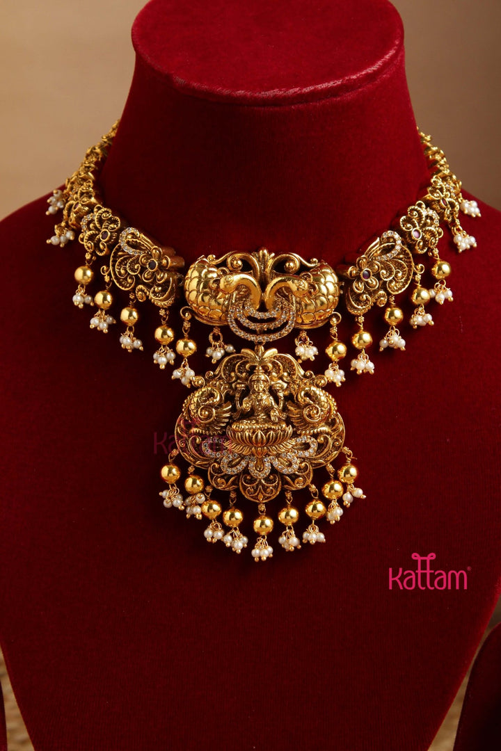 Antique Nakshi Short Necklace - N2977
