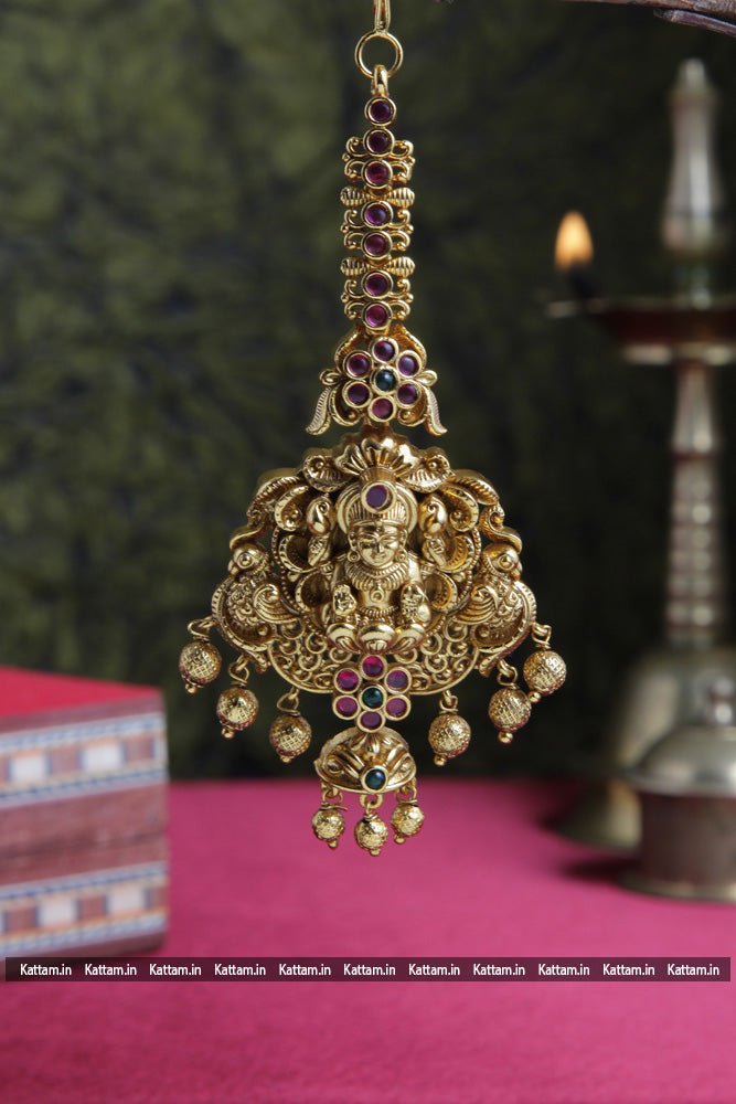 Antique Ruy Stone Goddess Tikka - MT050