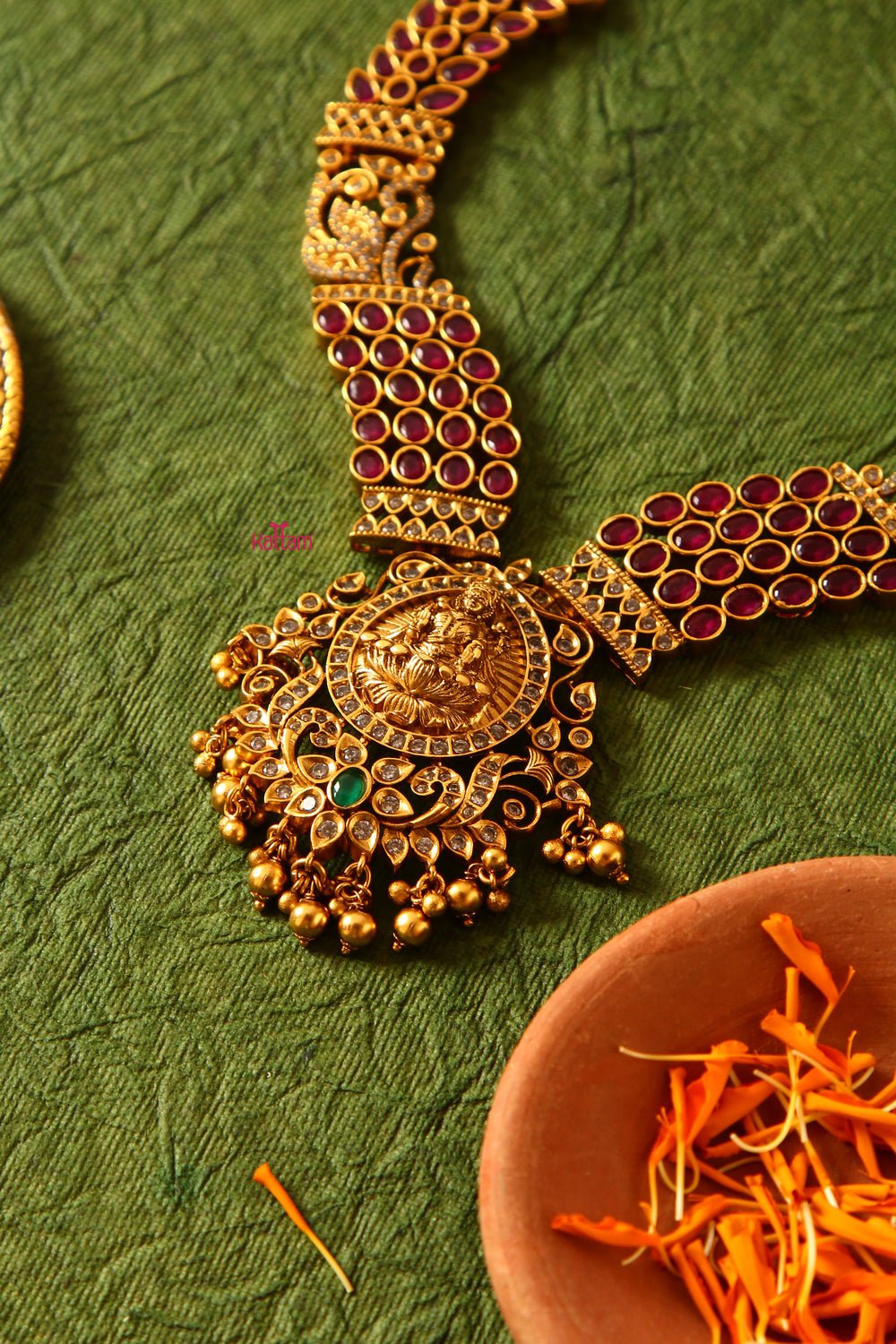 Antique Traditional South Indian Necklace - N823