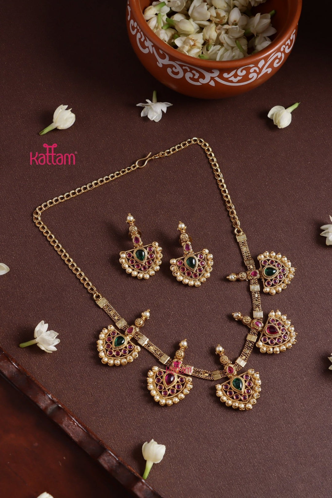Anusha - Thilak Dollar Choker - N3795