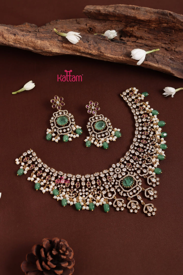 Apsara - Semi Bridal Stone Choker - N5380