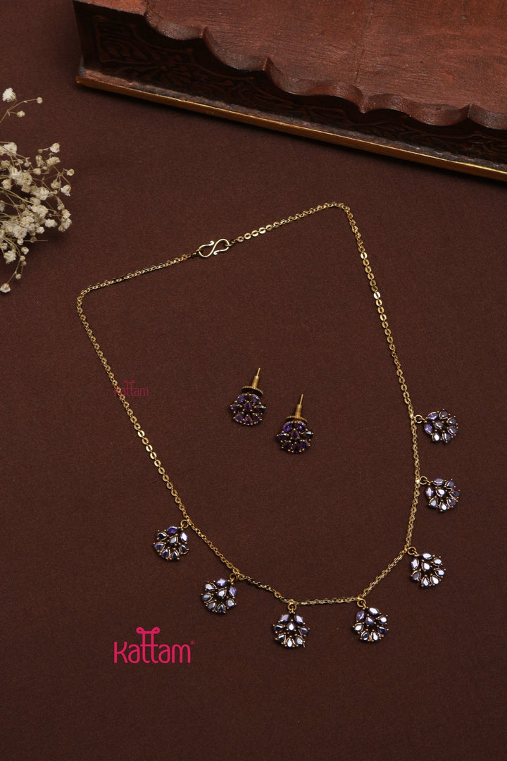 Ariyana - Petals Purple Charm Chain - N3533