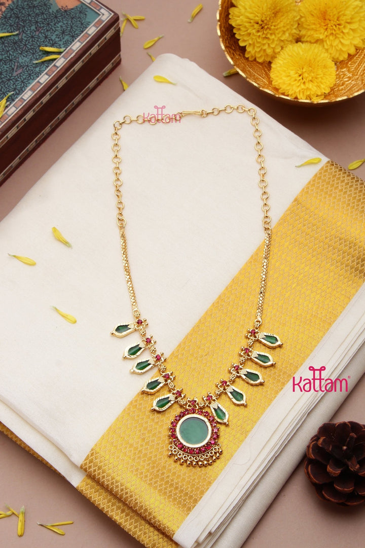 Aswathy Kerala Palakka Spike Chain ( No Earrings ) - N3198