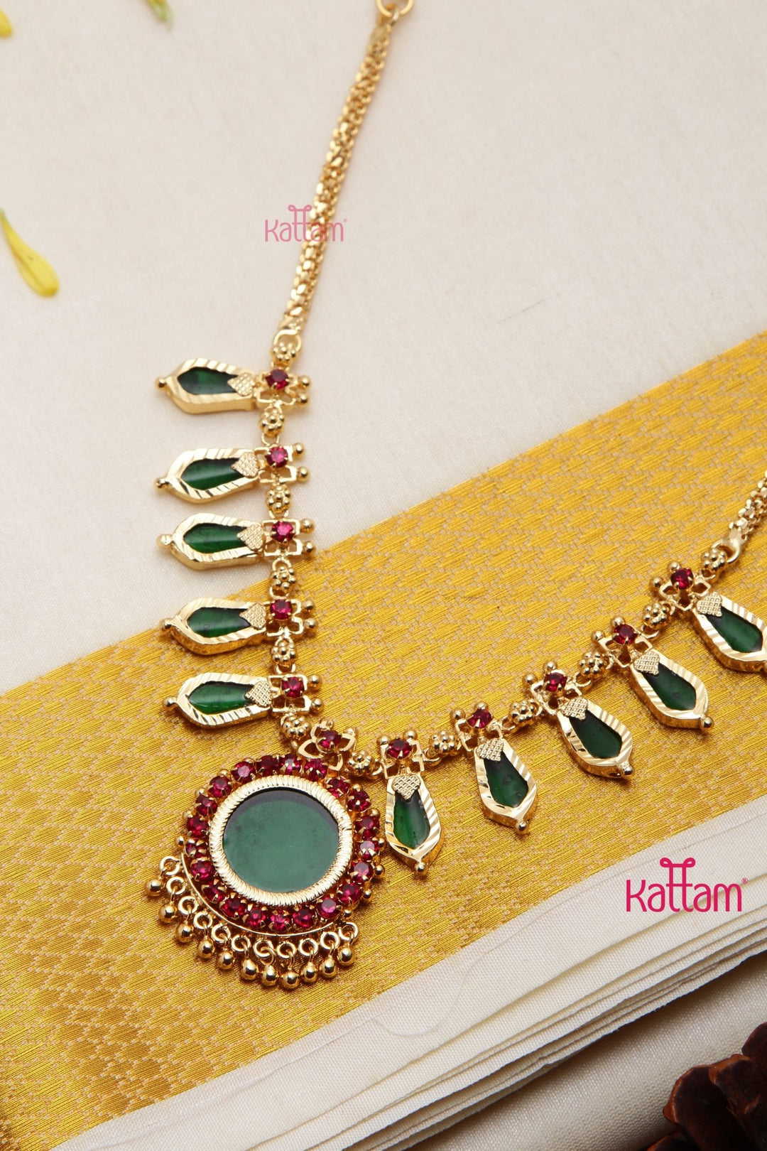 Aswathy Kerala Palakka Spike Chain ( No Earrings ) - N3198