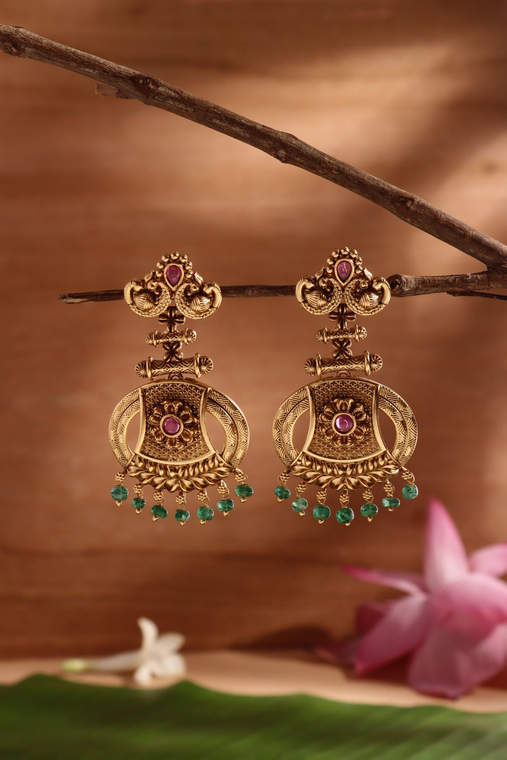 Athira - Peacock Earring - E1496