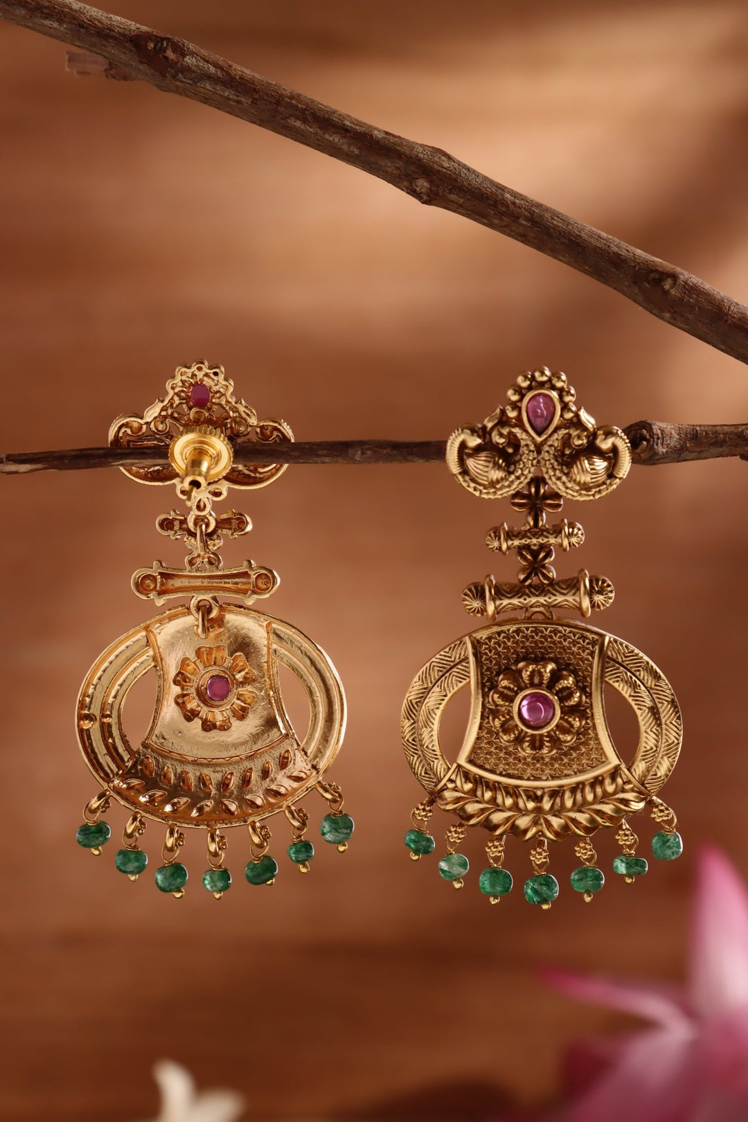 Athira - Peacock Earring - E1496