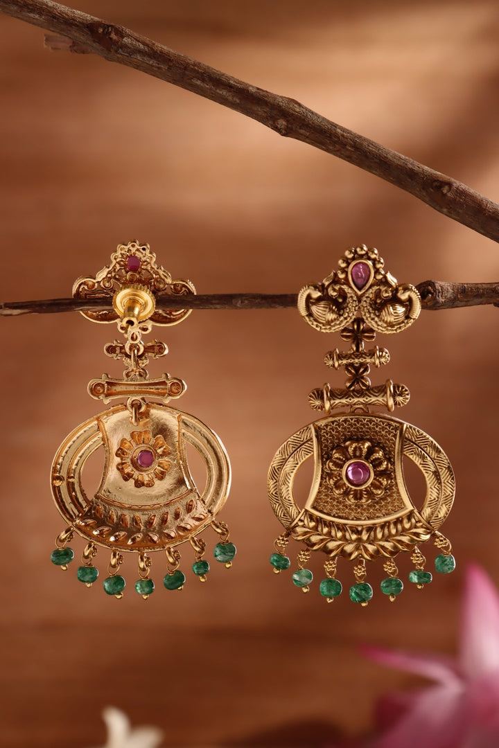 Athira - Peacock Earring - E1496