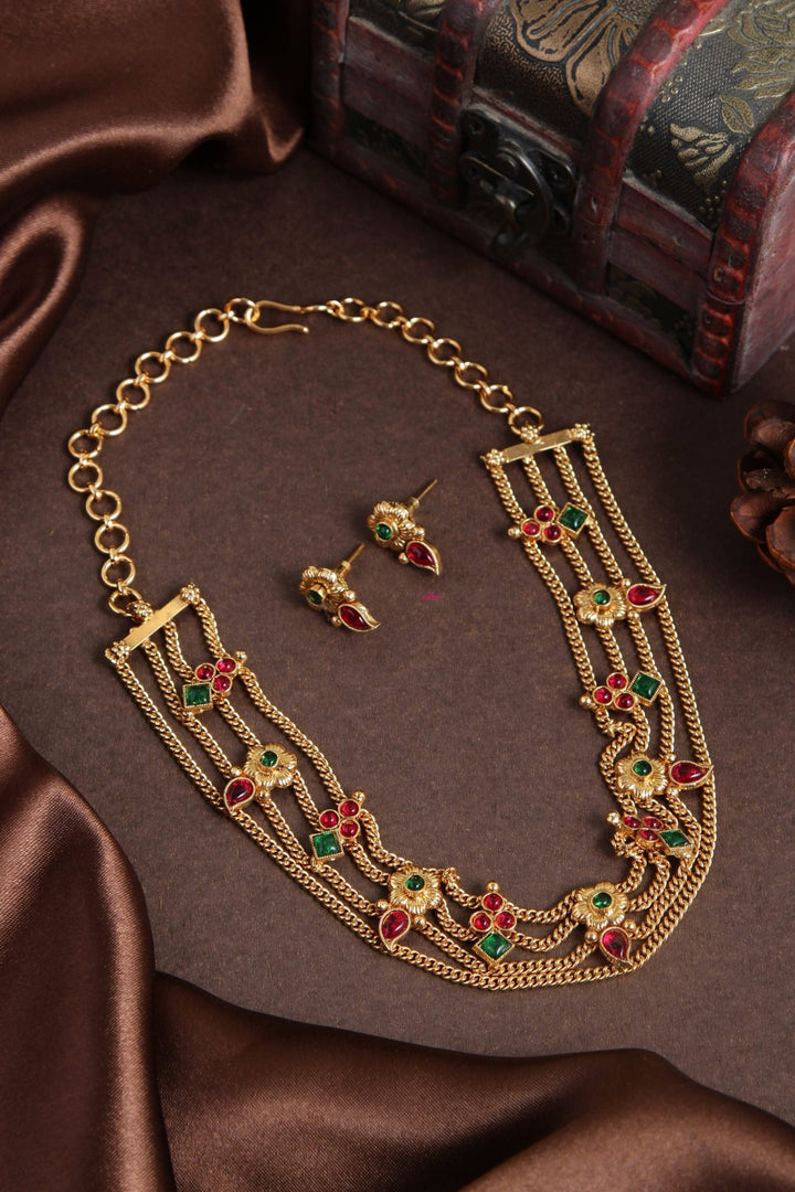 Athulya - Three Layered Choker - N1988