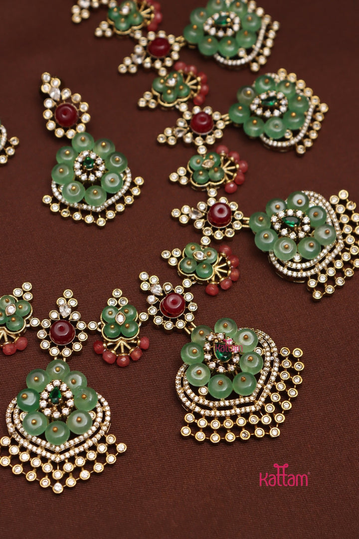 Aurelia Jade Victorian Necklace - N6170