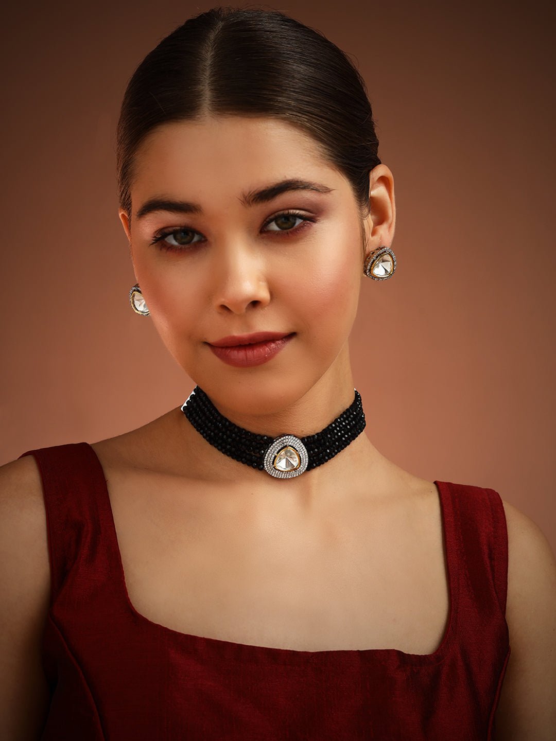 Bessie - Victorian Black Choker - N6063