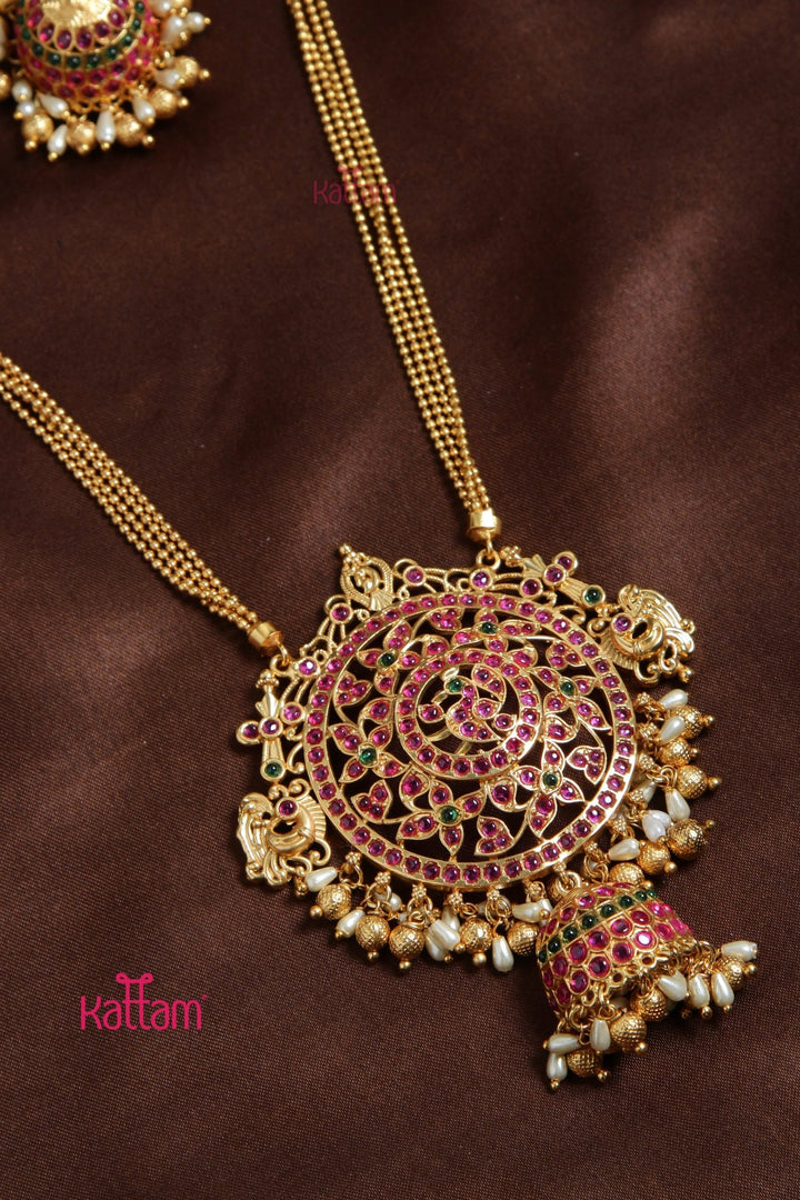 Bharatham Kempu Chain Set - N3142