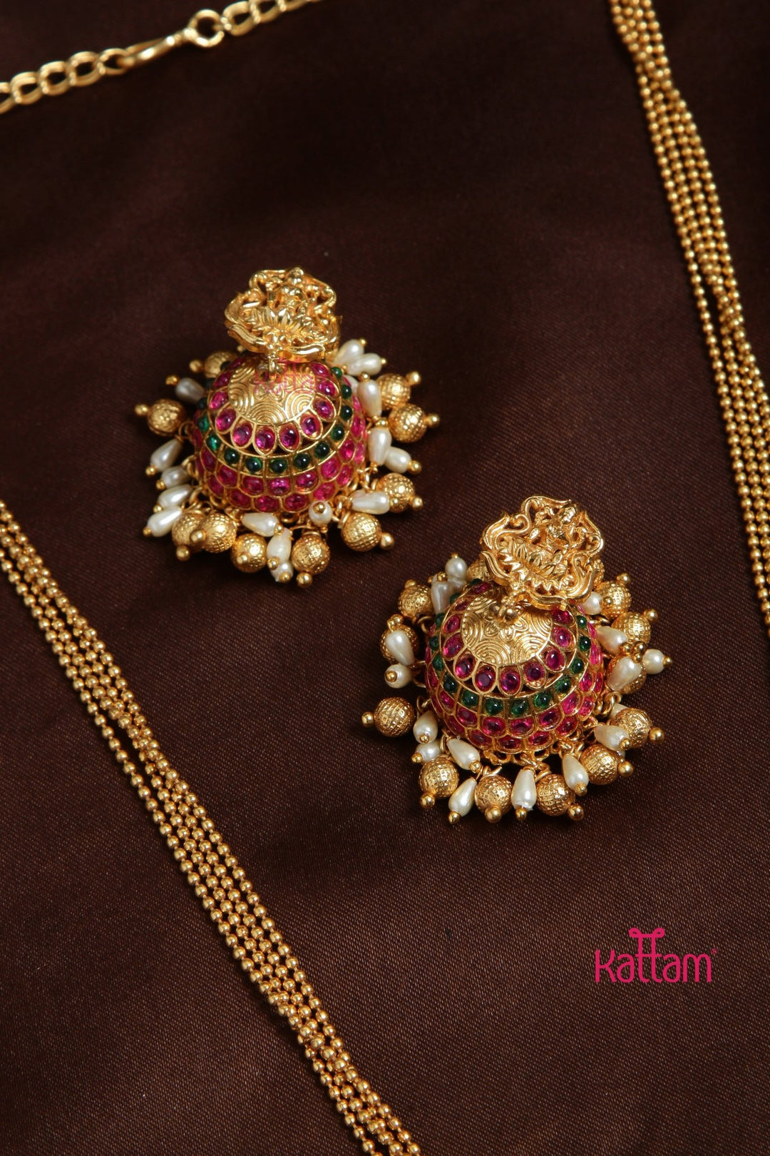 Bharatham Kempu Chain Set - N3142