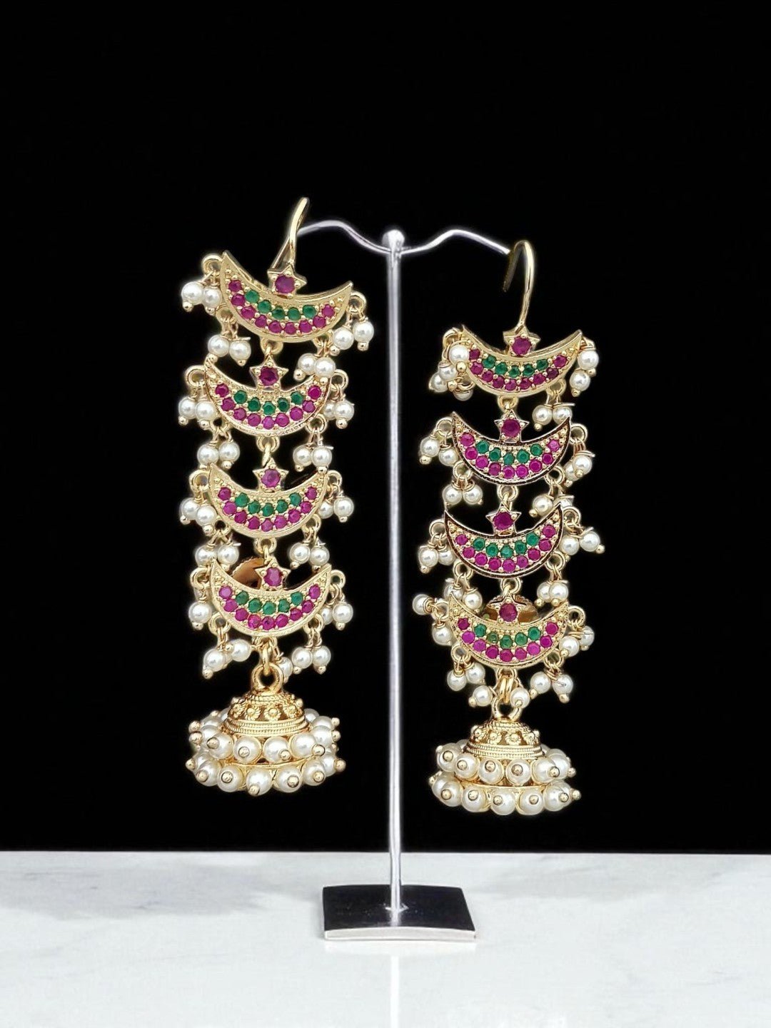 Bharatham Pearl Earcuff Jhumka - E1189