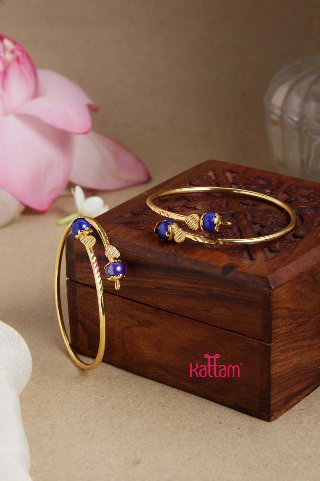 Blue Ball Kada Bangle - B538