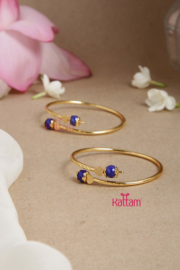 Blue Ball Kada Bangle - B538