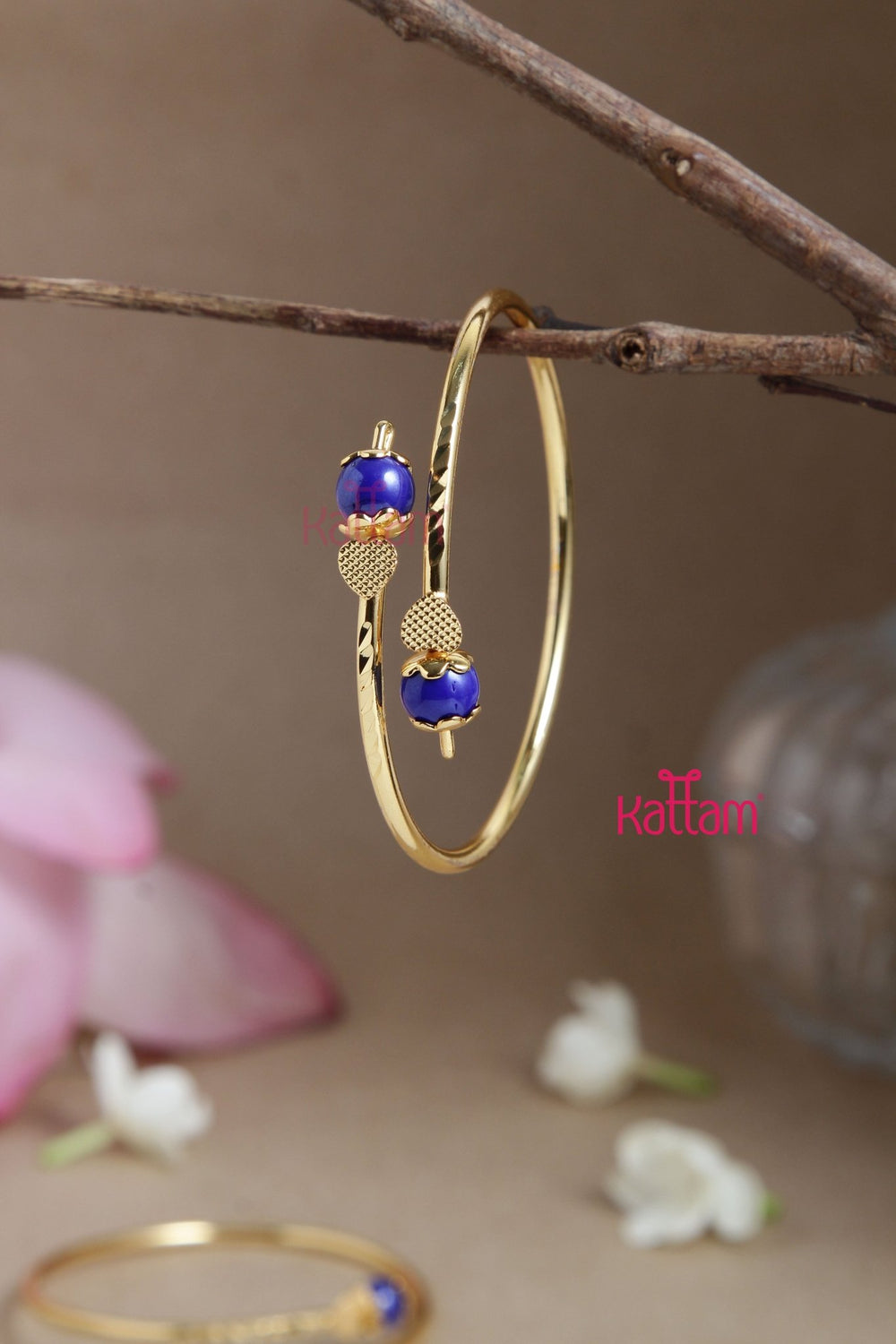 Blue Ball Kada Bangle - B538