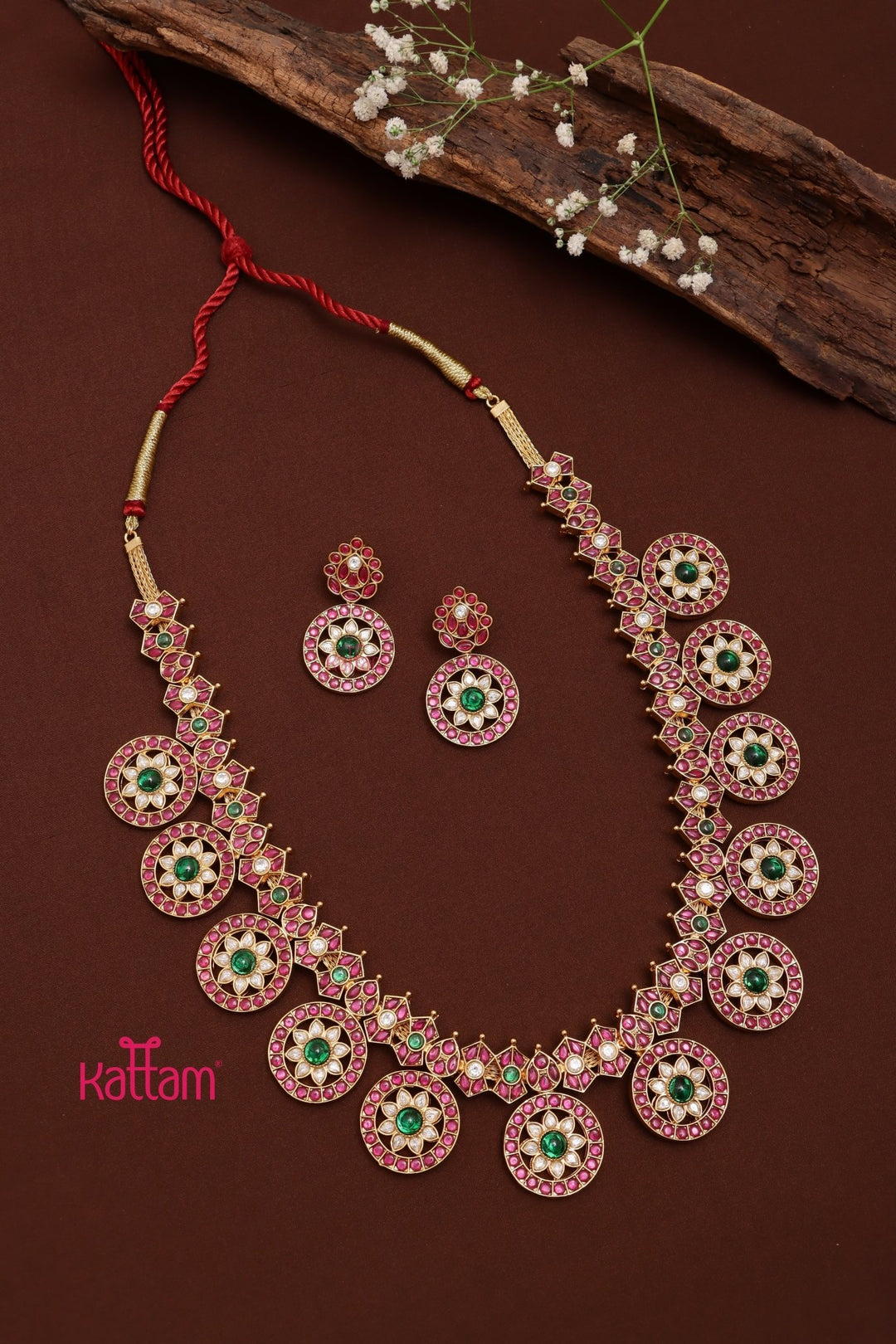 Bold Kemp Bottumala Bridal Haram - N3597