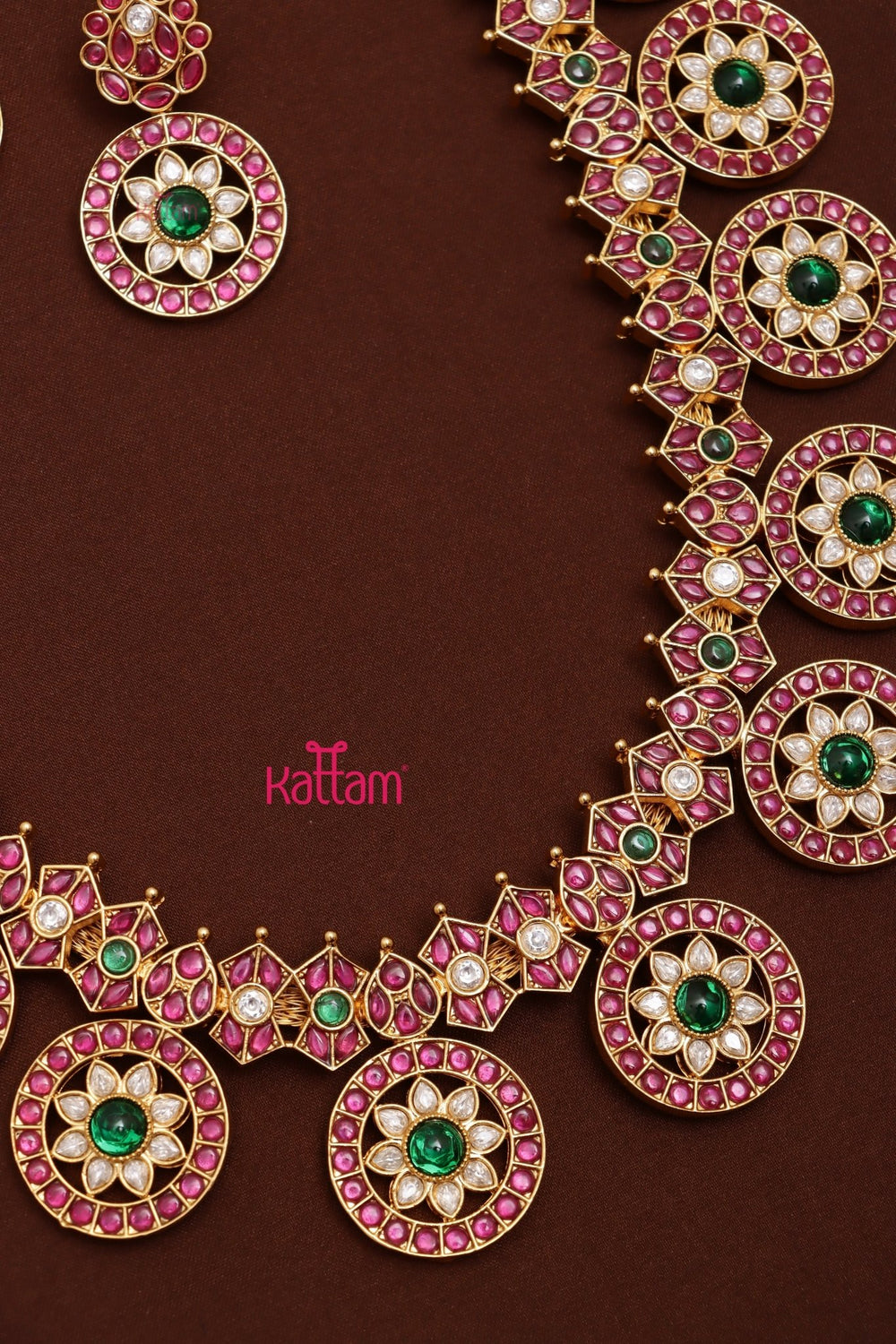 Bold Kemp Bottumala Bridal Haram - N3597