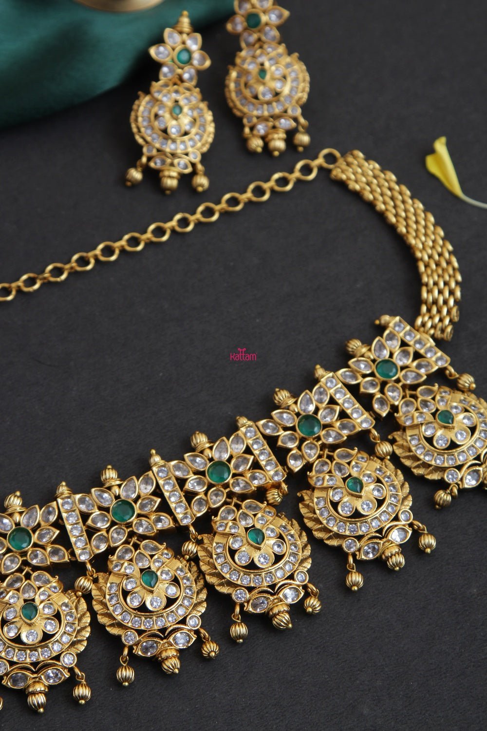 Bridal heavy Choker Set - N994