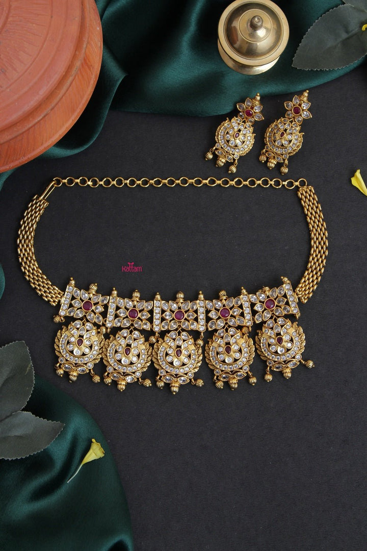 Bridal heavy Choker Set - N994