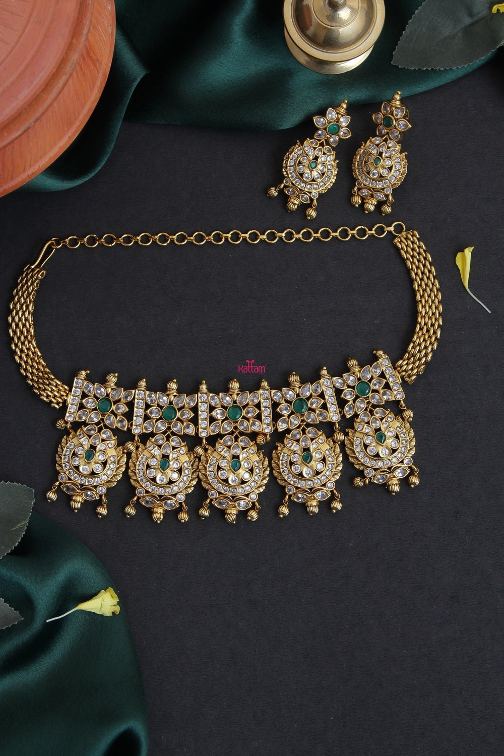 Bridal heavy Choker Set - N994