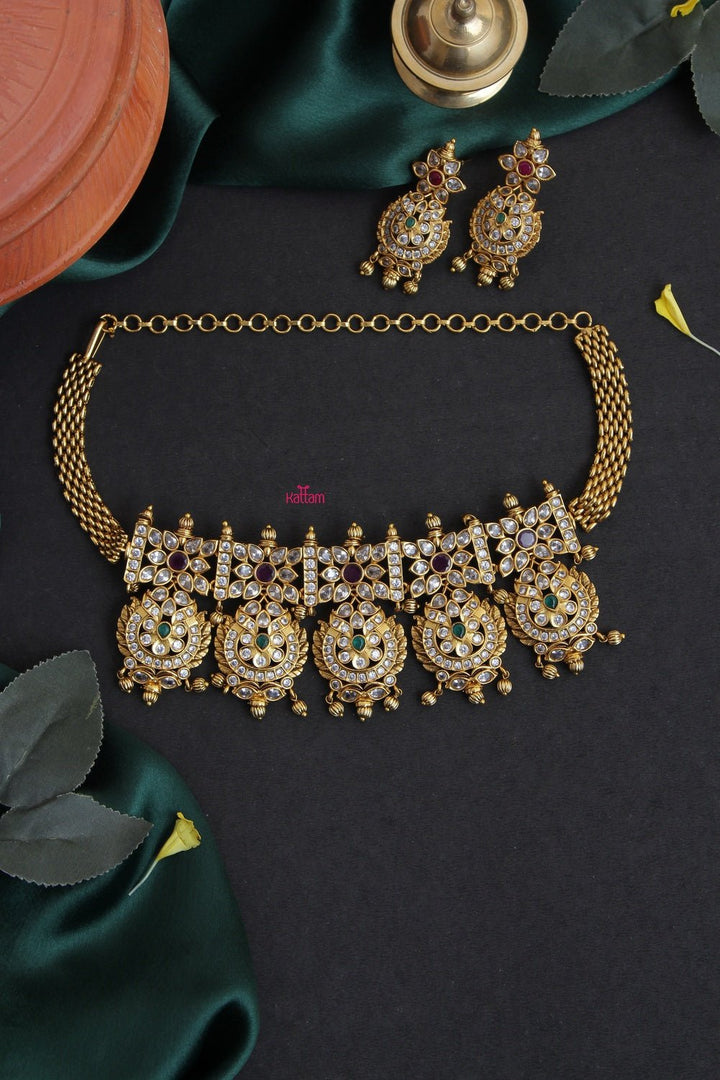 Bridal heavy Choker Set - N994