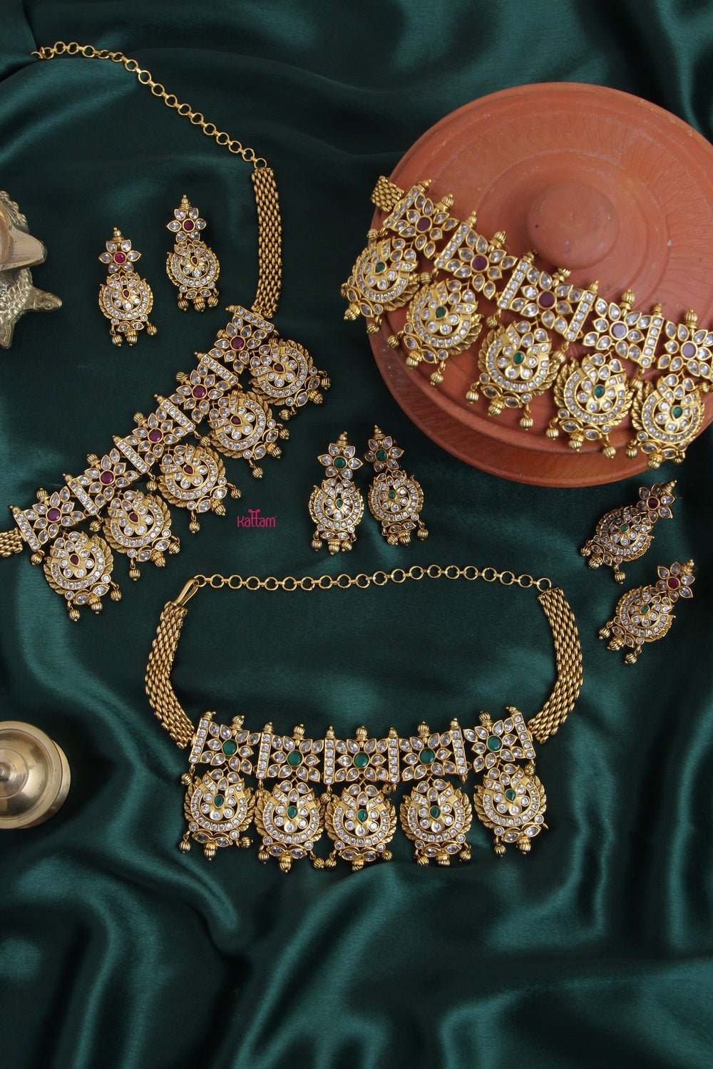 Bridal heavy Choker Set - N994