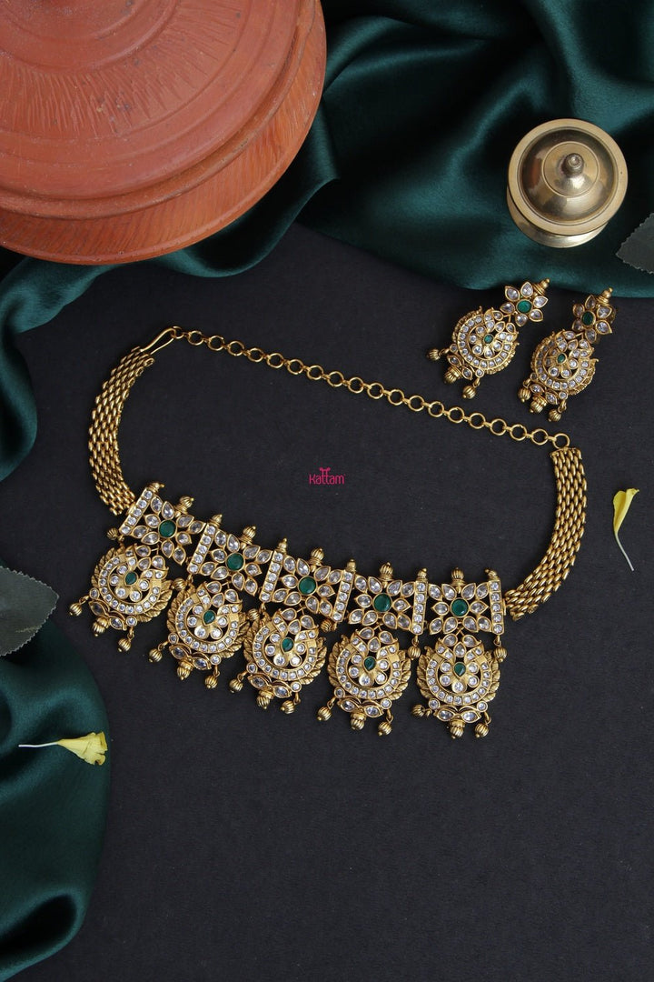 Bridal heavy Choker Set - N994