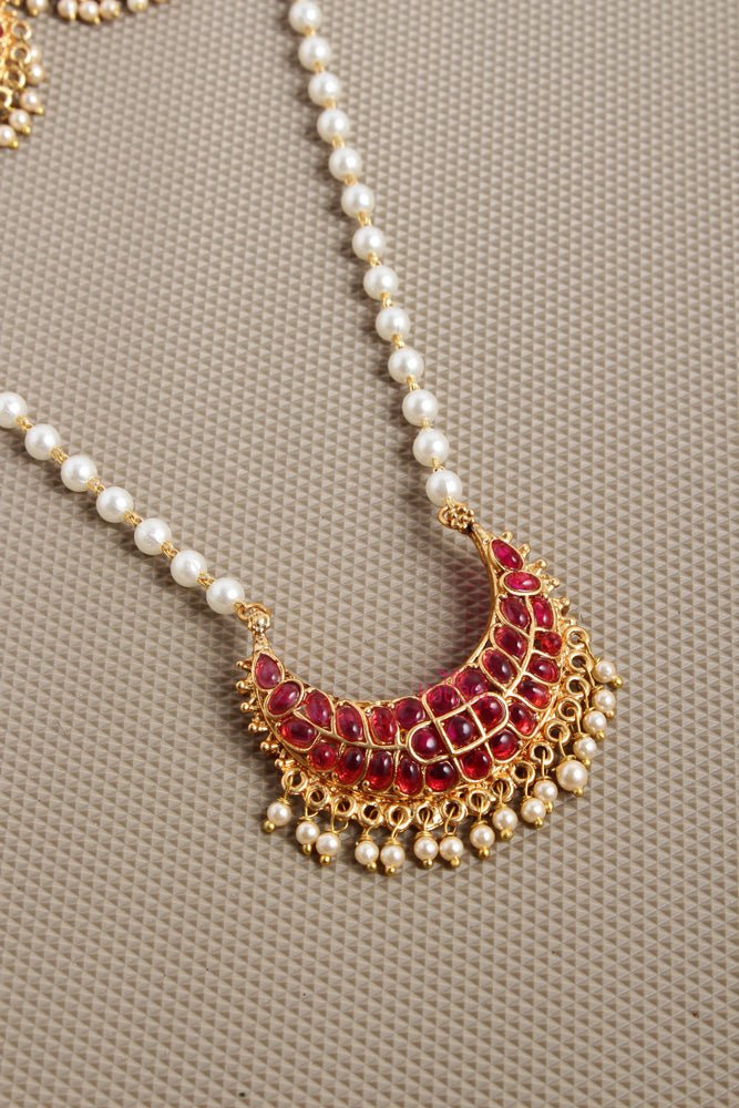 Budgetted Chandbali Pearl Chain - N2605