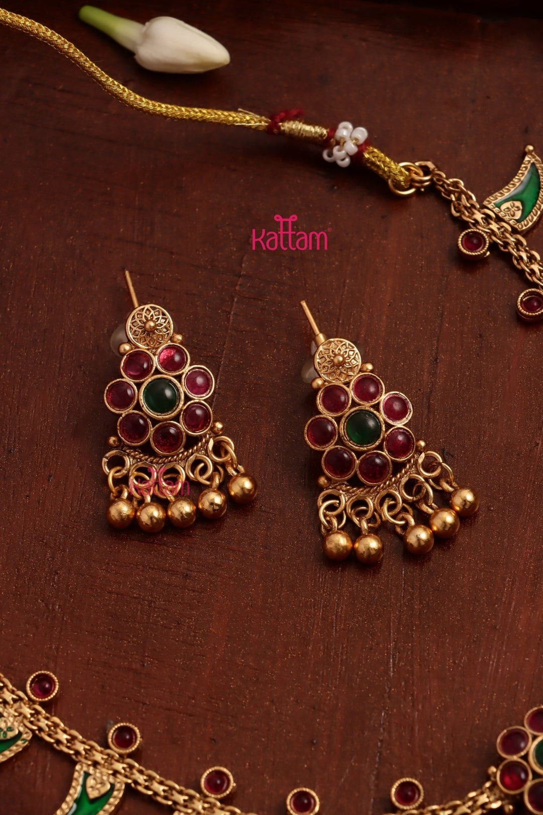 Budgetted Palakka Spike Necklace - Design 1 - N3688