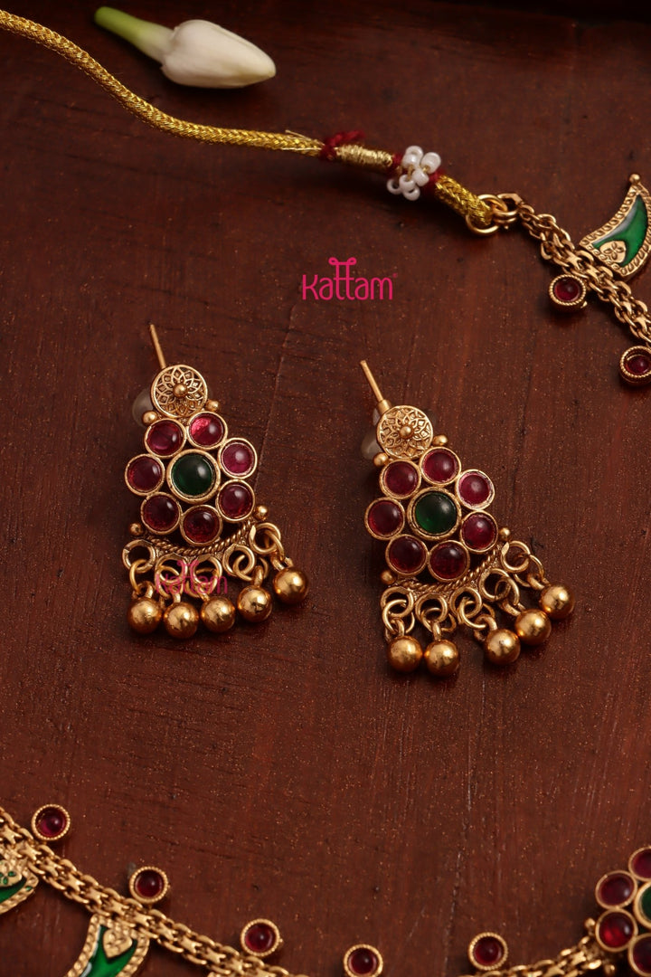 Budgetted Palakka Spike Necklace - Design 1 - N3688
