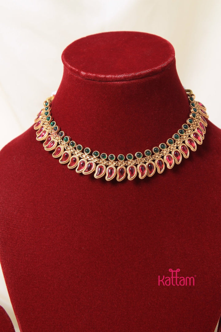 Budgetted Rubygreen Manga Choker - N3057