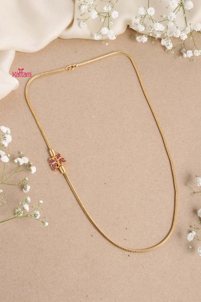 Butterfly mugappu chain on sale