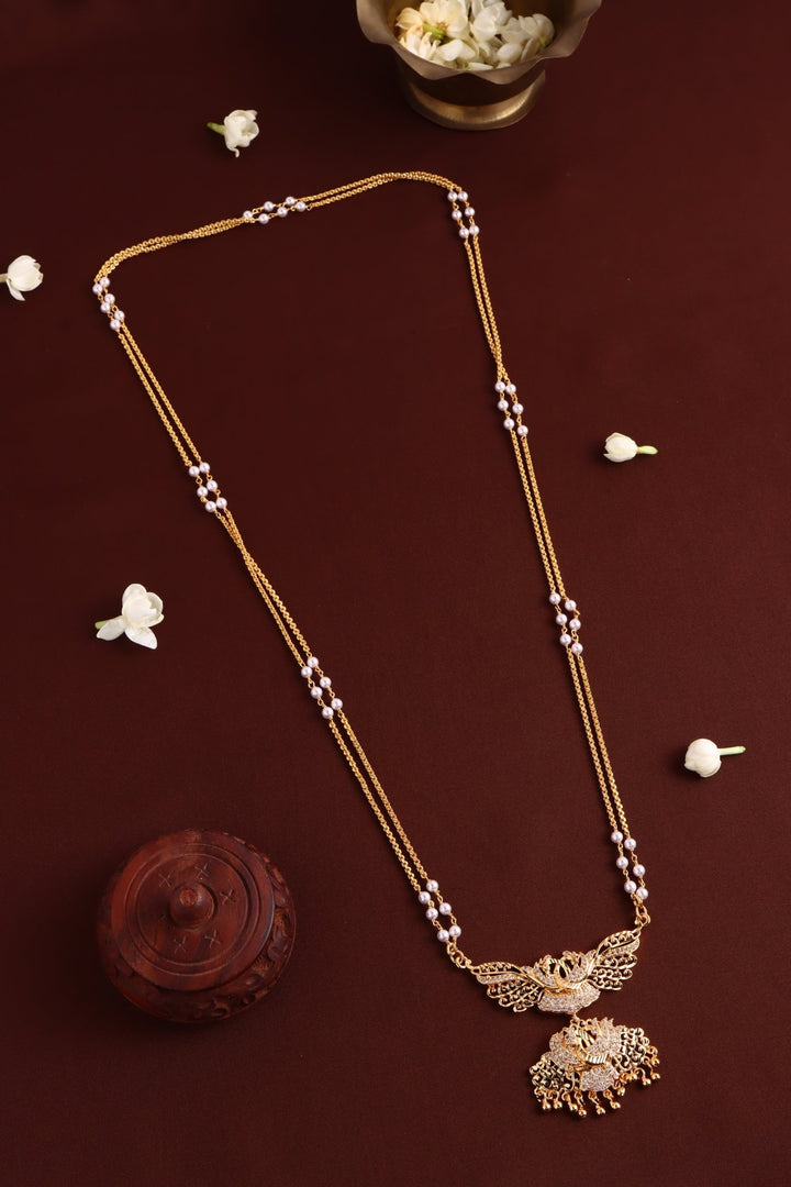 Butterfly Stone Gatti Dollar Chain - N4055