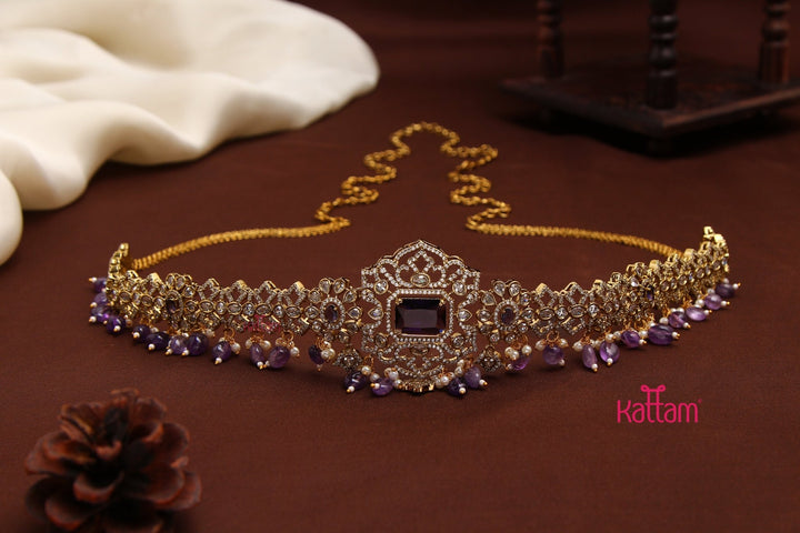 Celina - Victorian AD Purple HipChain - HB196