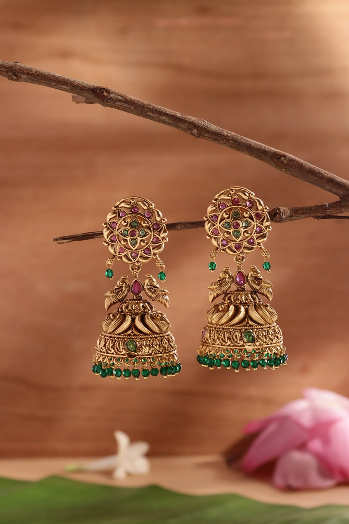 Chakra Bridal Jhumka - E1470