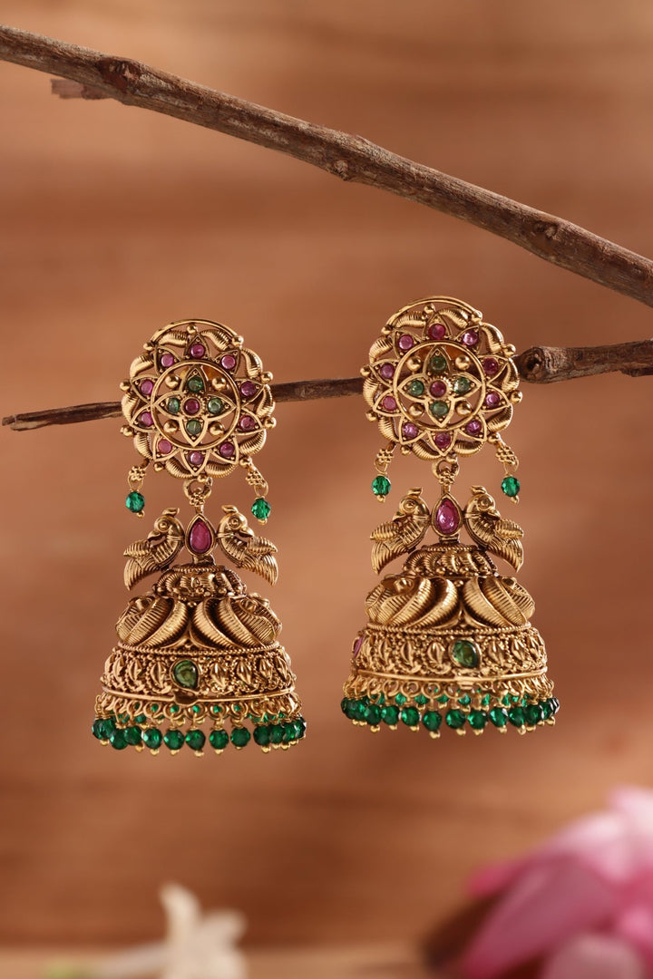 Chakra Bridal Jhumka - E1470