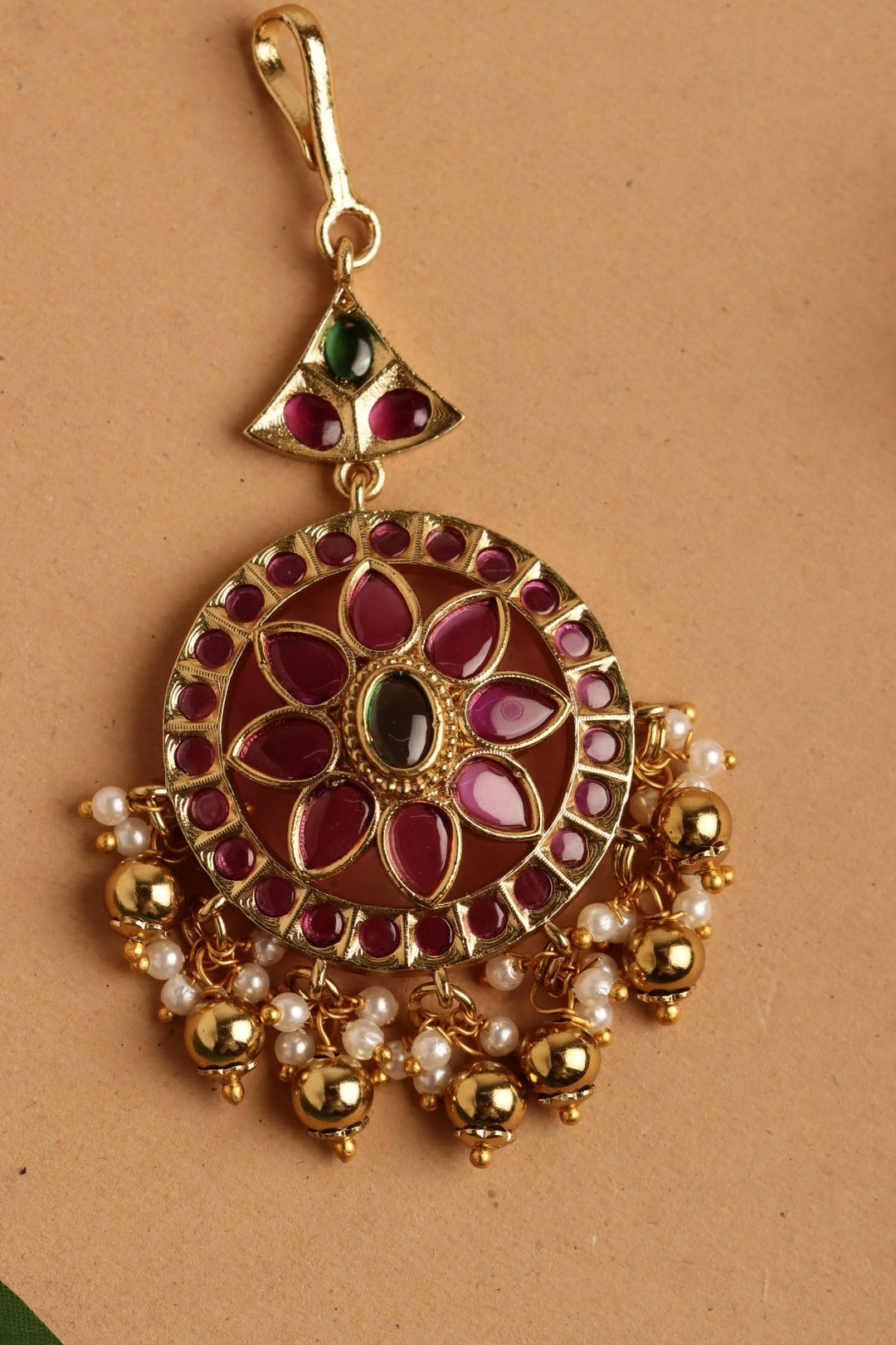Chakra Flower Maang Tikka - MT198