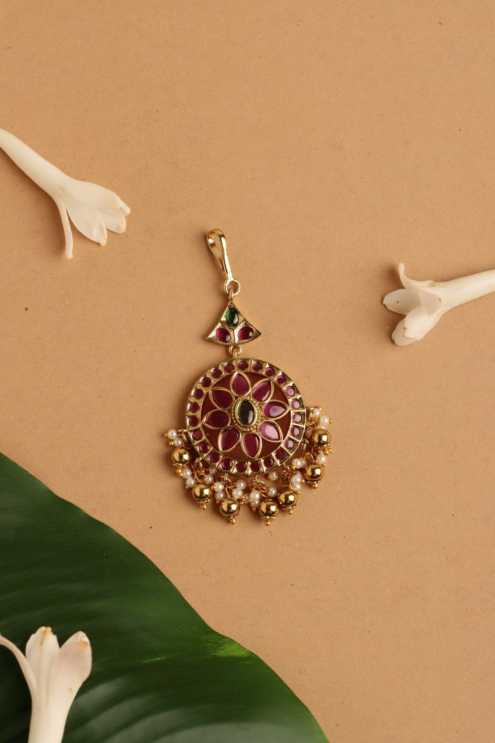 Chakra Flower Maang Tikka - MT198