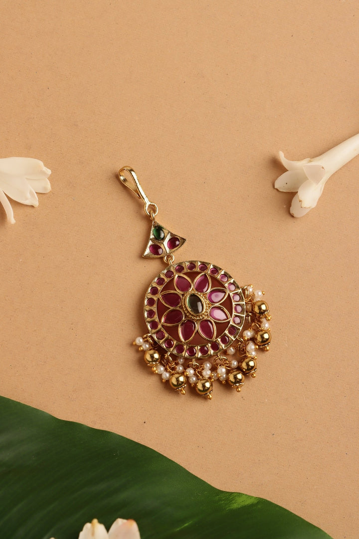 Chakra Flower Maang Tikka - MT198