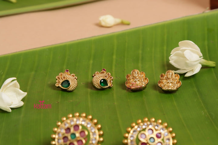 Chakra Flower Stud ( Interchangeable ) - E977