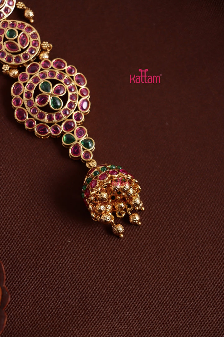 Chandbali Pearl Choti - Design 19 - JB151