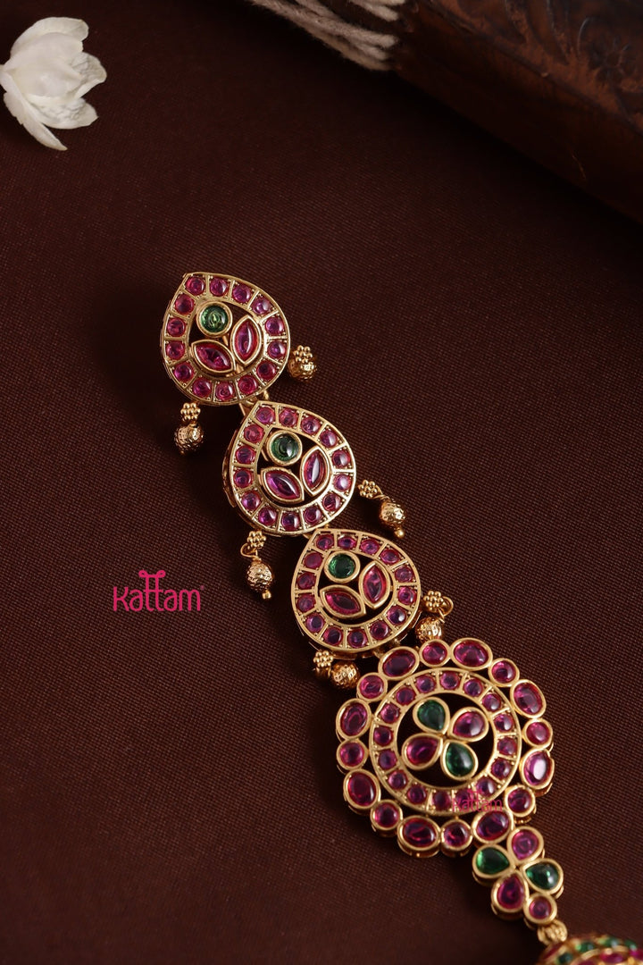 Chandbali Pearl Choti - Design 19 - JB151