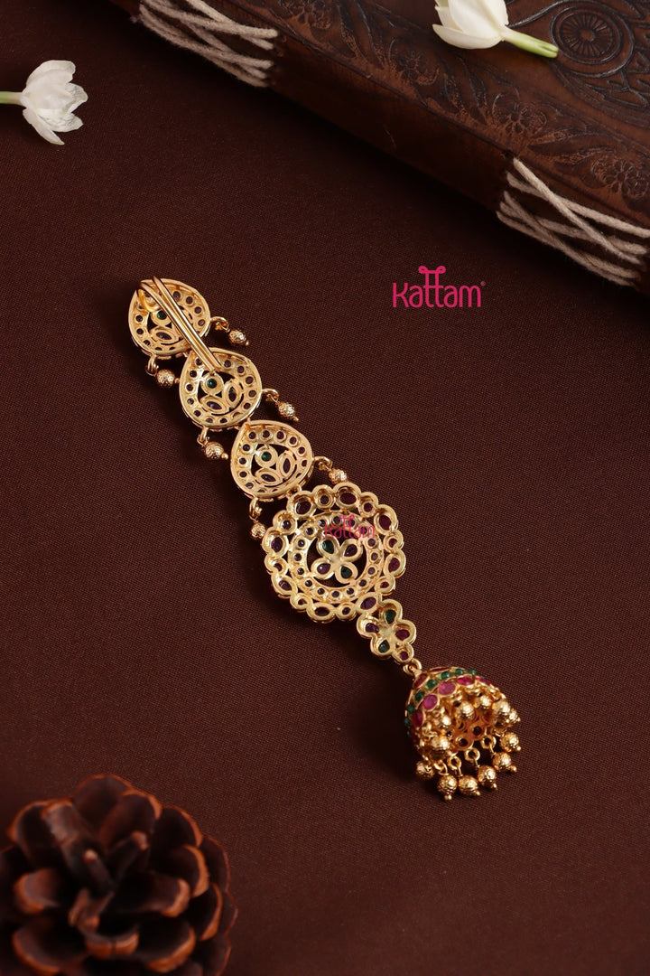 Chandbali Pearl Choti - Design 19 - JB151