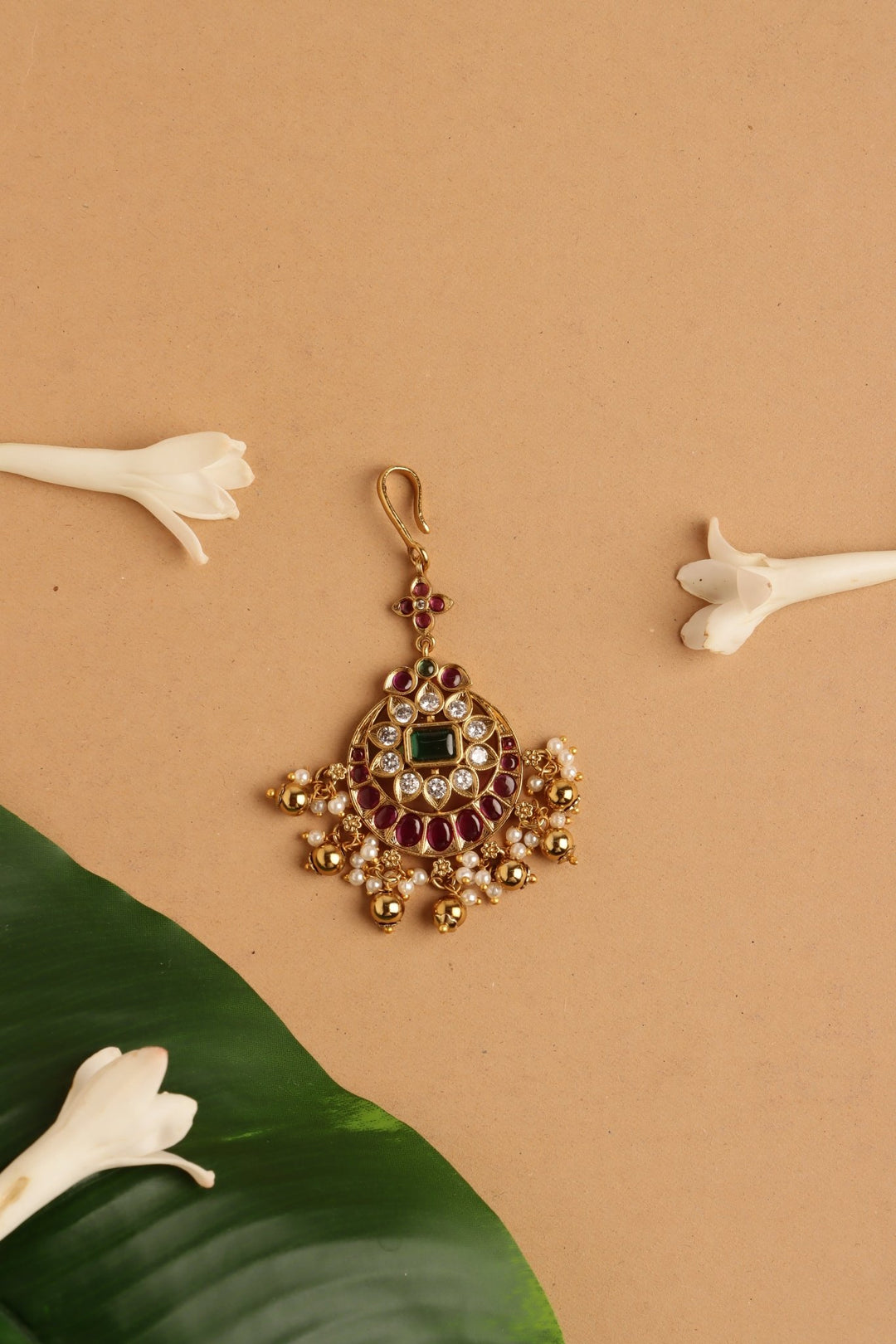 Chandbali Pearls MaangTikka - MT196