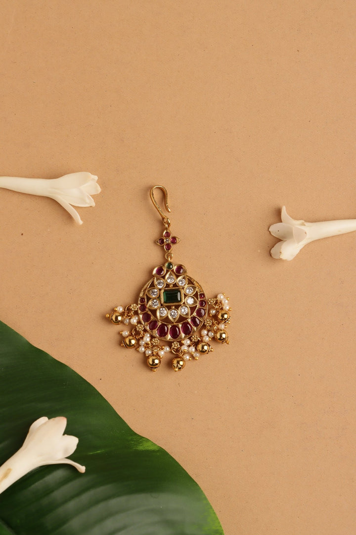 Chandbali Pearls MaangTikka - MT196