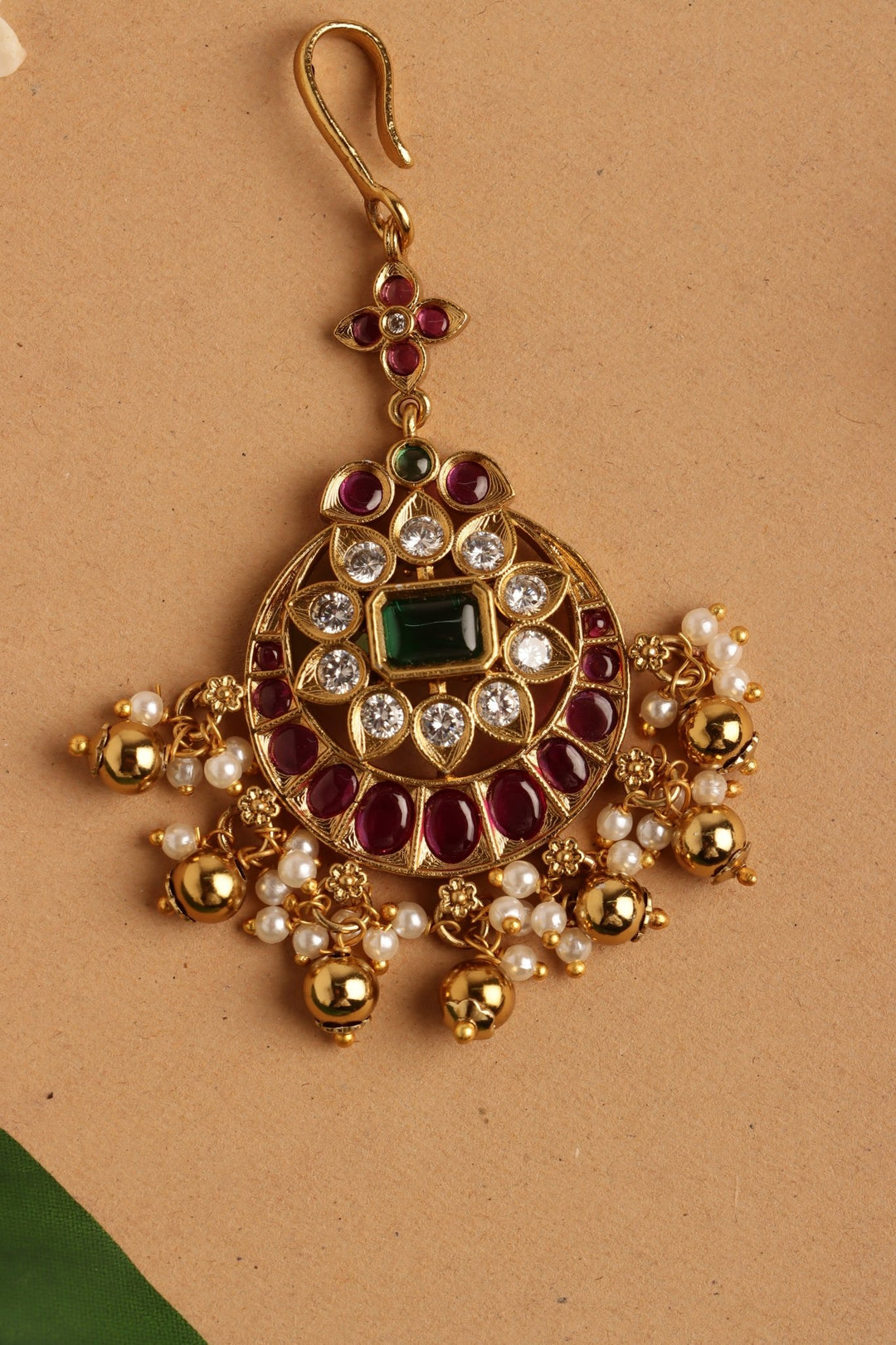 Chandbali Pearls MaangTikka - MT196