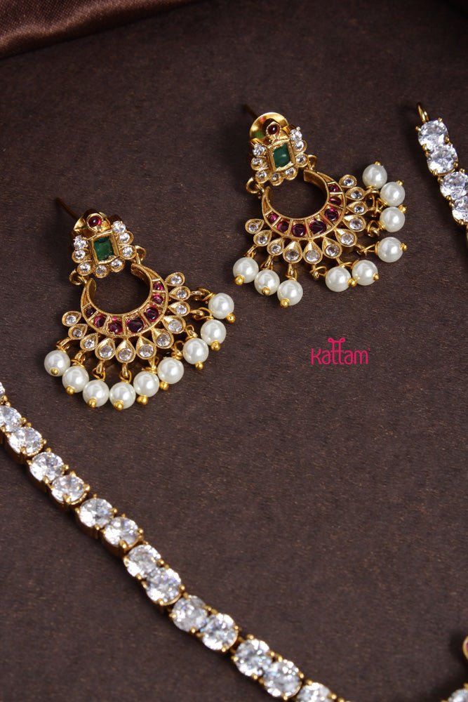 Chandbali Stone Necklace - N2152