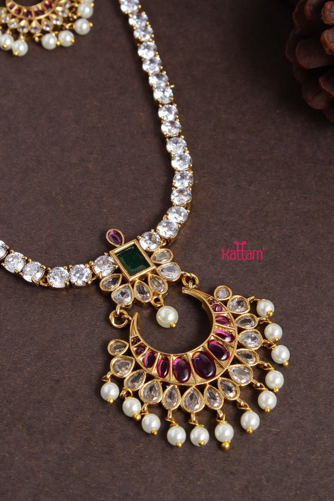 Chandbali Stone Necklace - N2152